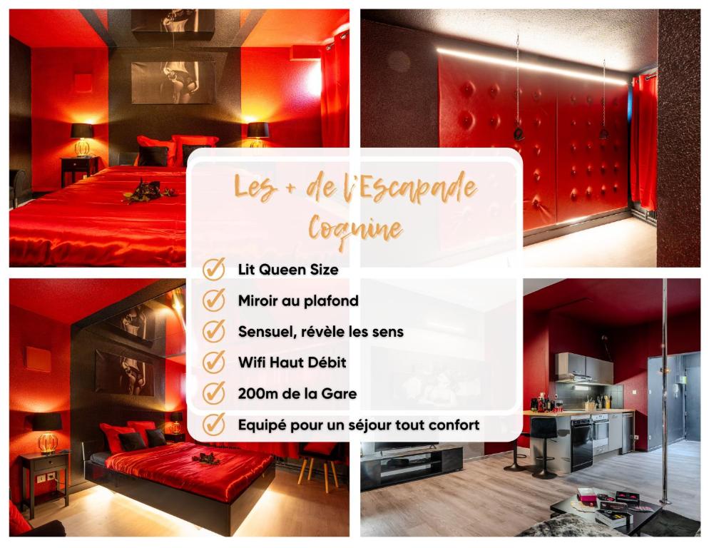 Cocon Sensuel – 50 Nuances – Les Cocons de Nath — love room à Montbéliard