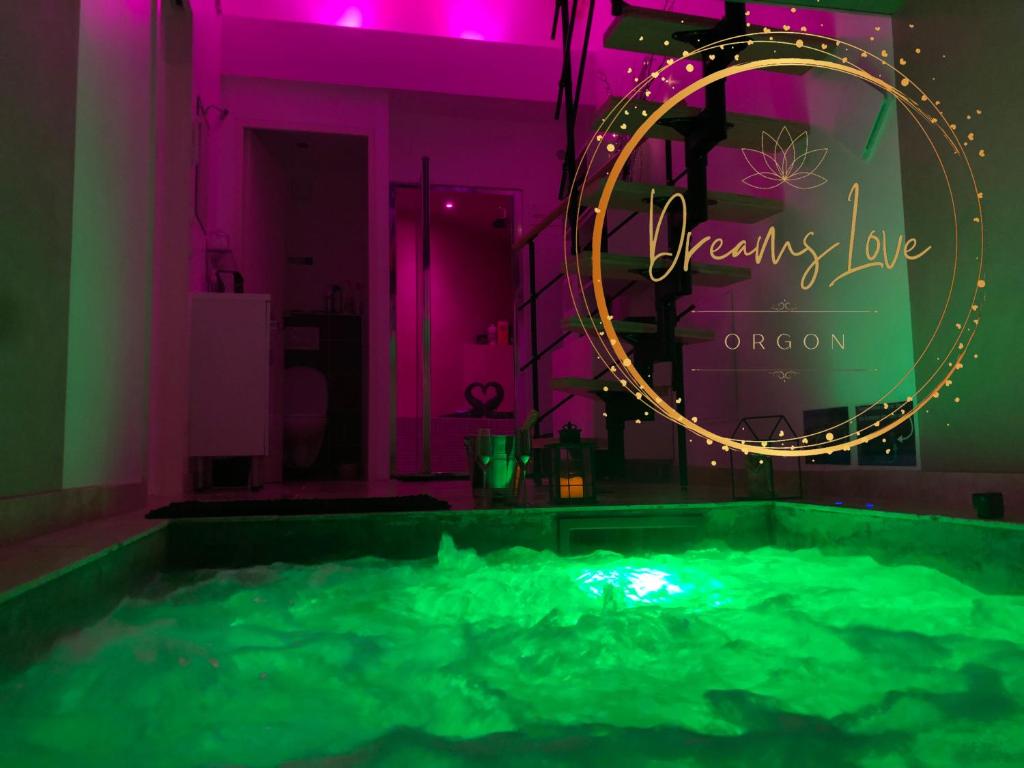 Appartement Love room avec jacuzzi et hammam privatisé Lieu insolite en amoureux Spa détente assurée avec de doux massages en options sur demande — love room à Orgon