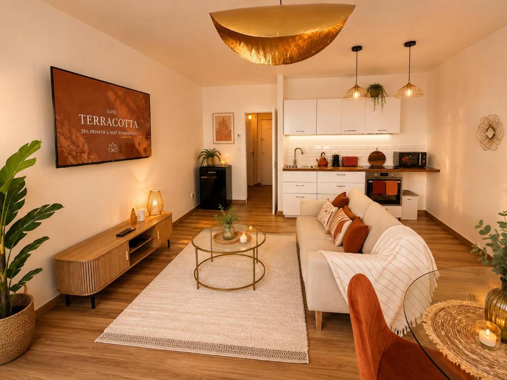 Evasion Terracotta – Jacuzzi privatif — love room à Saint-Gaudens