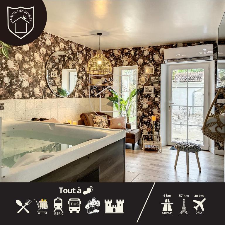 La Romantique des Rois – Jacuzzi & Sauna privés