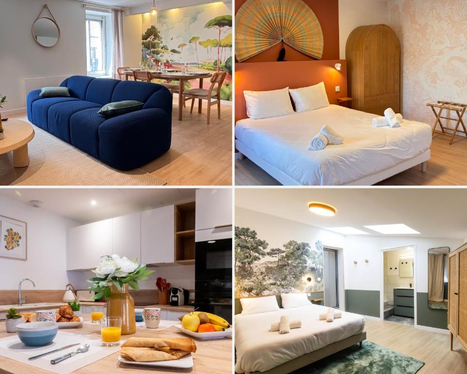 Une love room romantique avec jacuzzi pour couple à Quimper (Finistère)