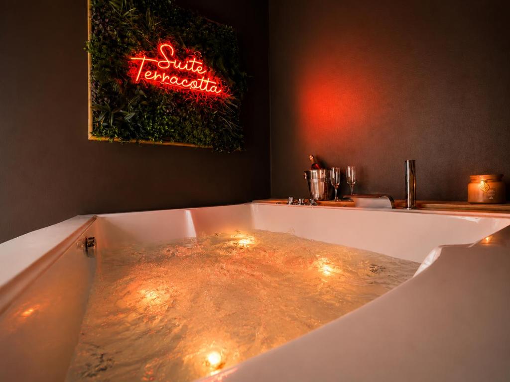 Evasion Terracotta – Jacuzzi privatif — love room à Saint-Gaudens